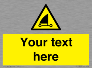 Custom Warning sand yachting